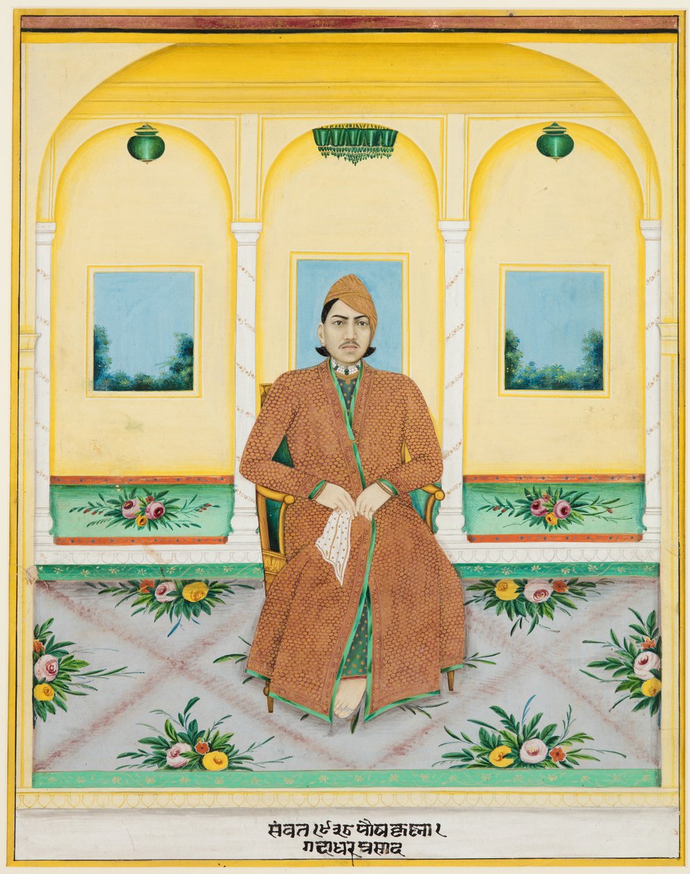Gadadhar Prasad'ın portresi by Unknown artist