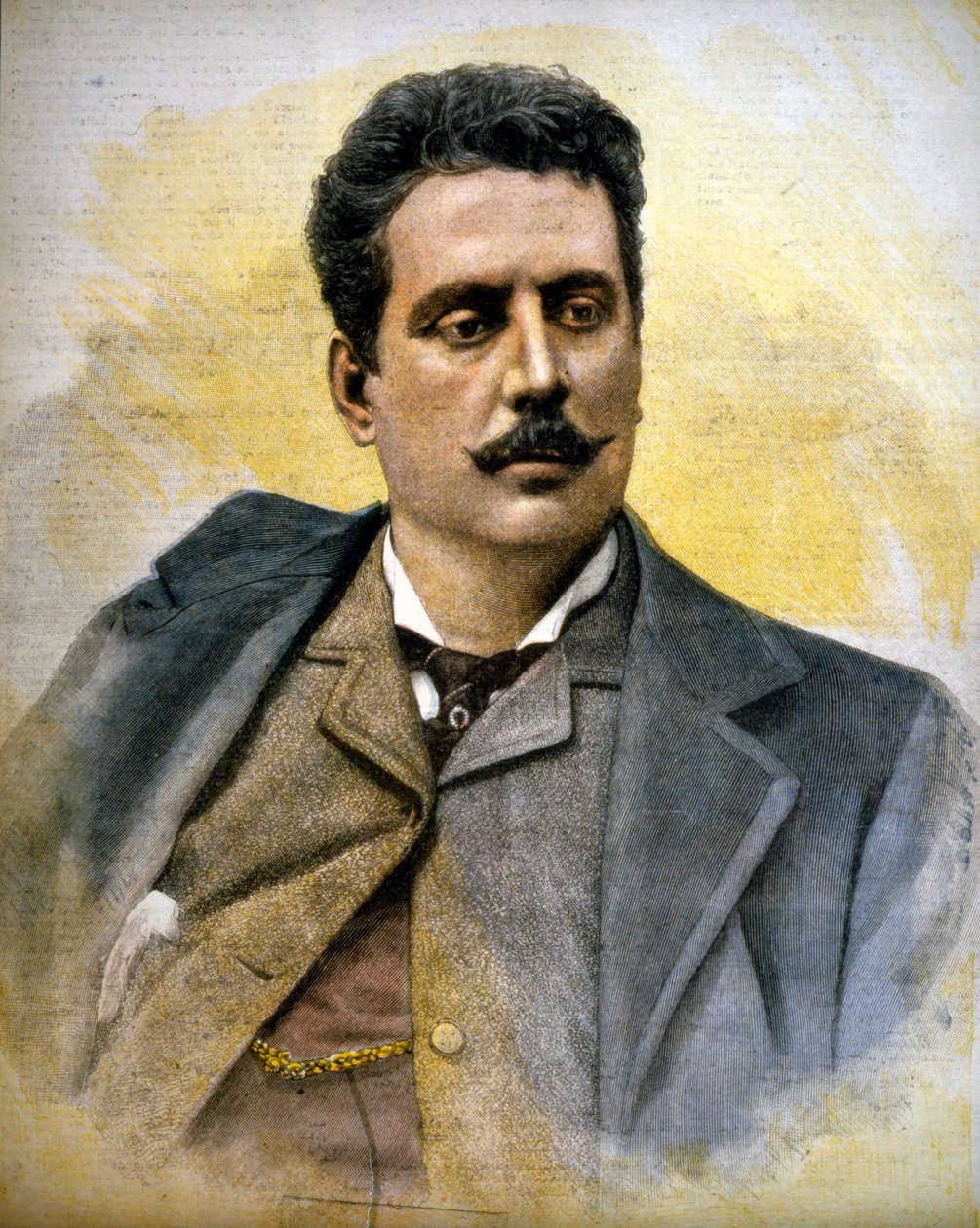 İtalyan besteci Giacomo Puccini