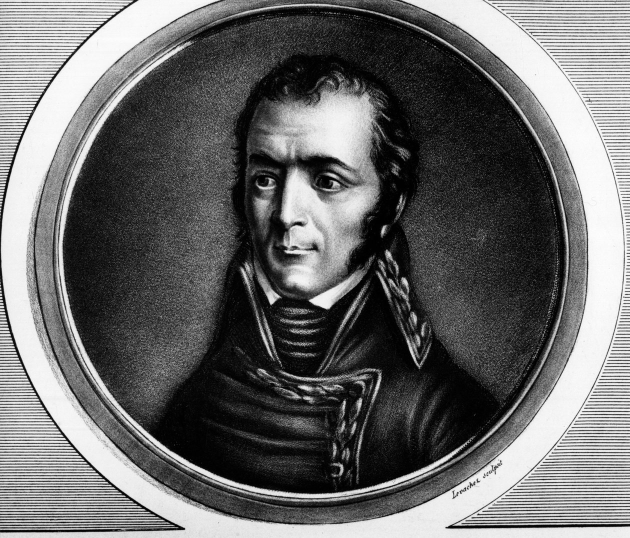 Guillaume Marie-Anne Brune (1763-1815), Fransa mareşali portresi. “” Üç cilt halinde Fransız devriminin tarihi resimlerinin tam koleksiyonunda gravür.””” 1804. by Unknown artist