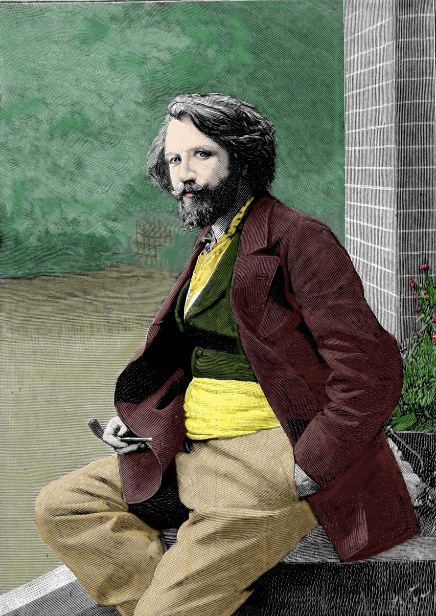 Gustave Charpentier (1860-1956), Fransız bestecinin portresi. by Unknown artist