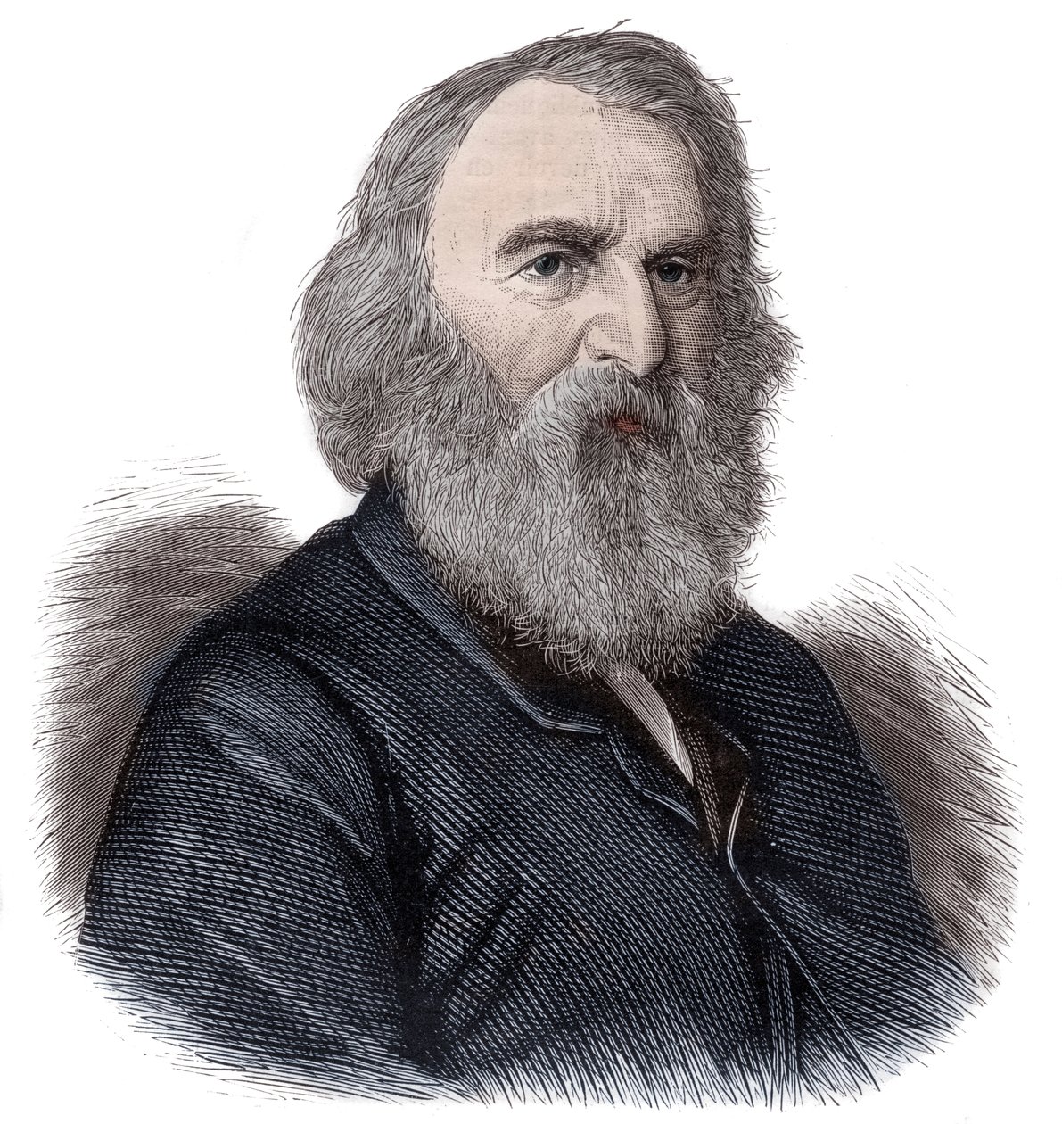 Henry Longfellow, Amerikalı şair ve eğitimci portresi by Unknown artist