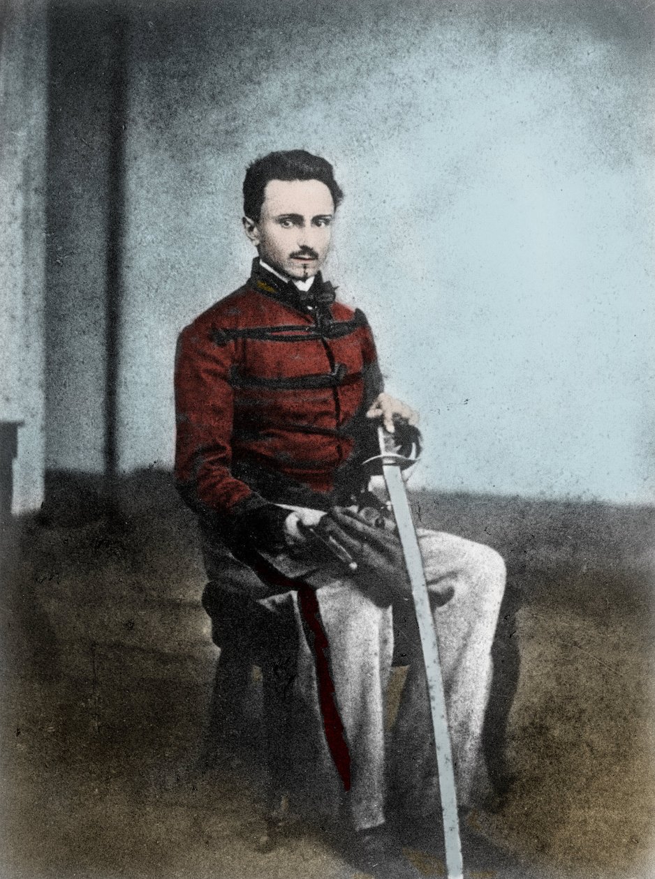 Ippolito NIEVO (1831-61) İtalyan yazar ve vatansever portresi. by Unknown artist
