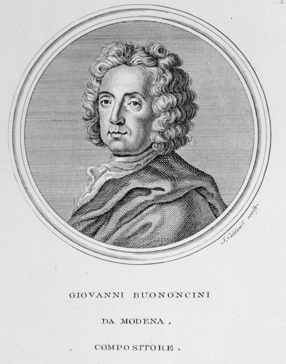 İtalyan barok besteci ve çellist Giovanni Battista Bononcini