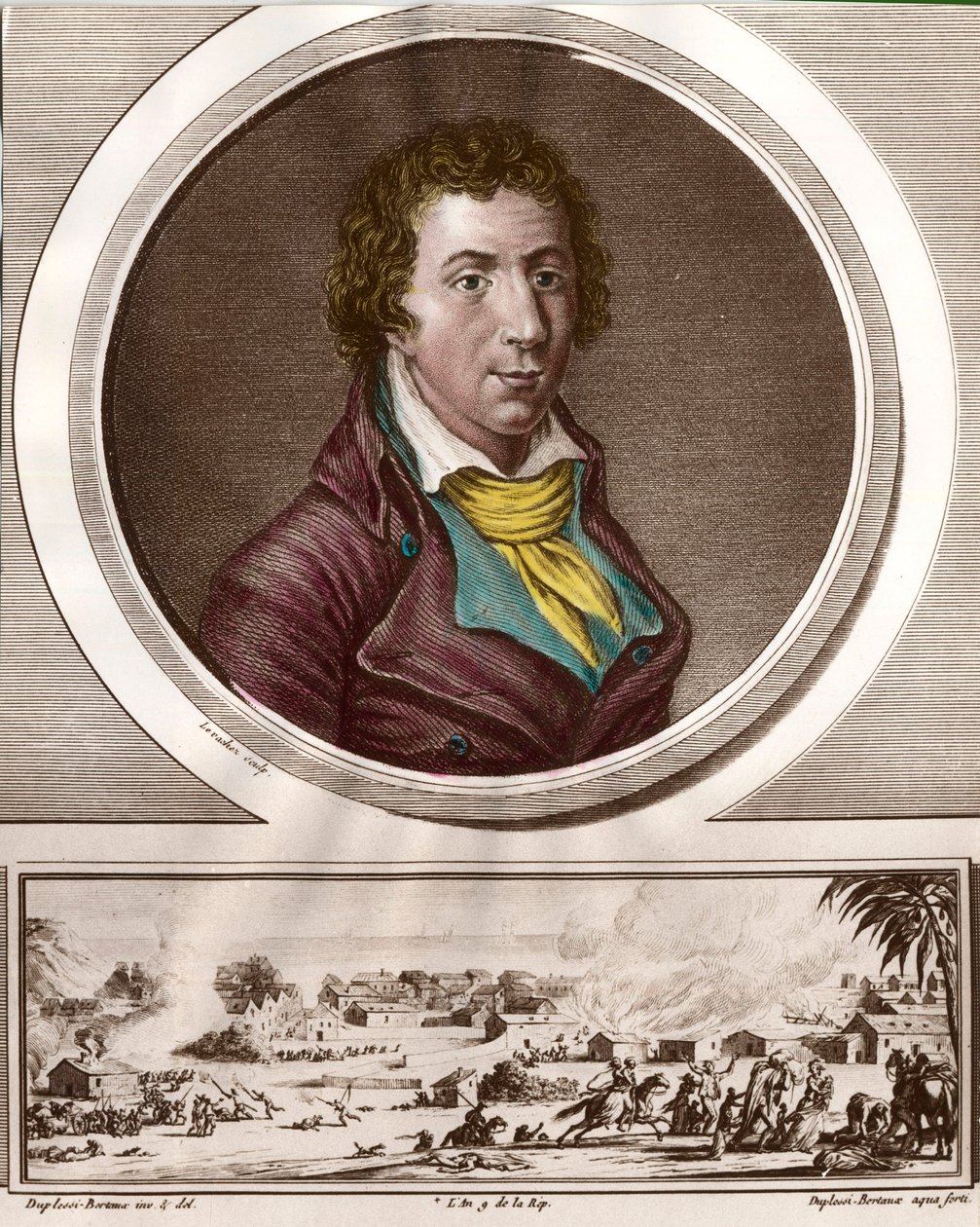 Jacques Pierre Brissot de Warville (1754 - 1793), Fransız gazeteci ve politikacı portresi. Köleliğin kaldırılmasının destekçisi olan Siyah Dostları Derneği
