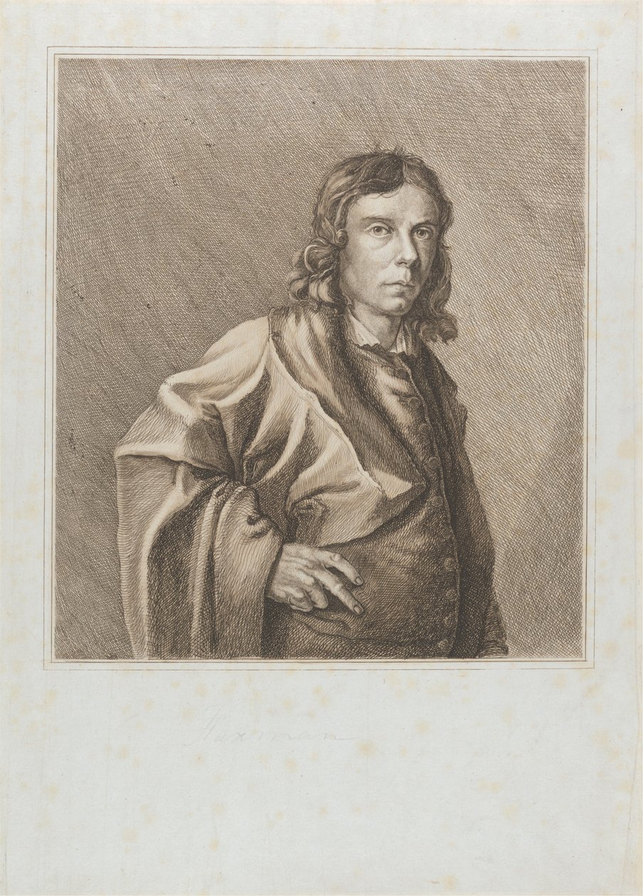 John Flaxman'ın portresi by Unknown artist