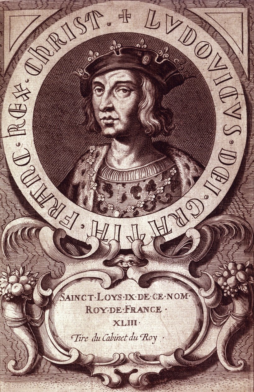 Louis IX veya Saint Louis (1214 - 1270) portresi. by Unknown artist