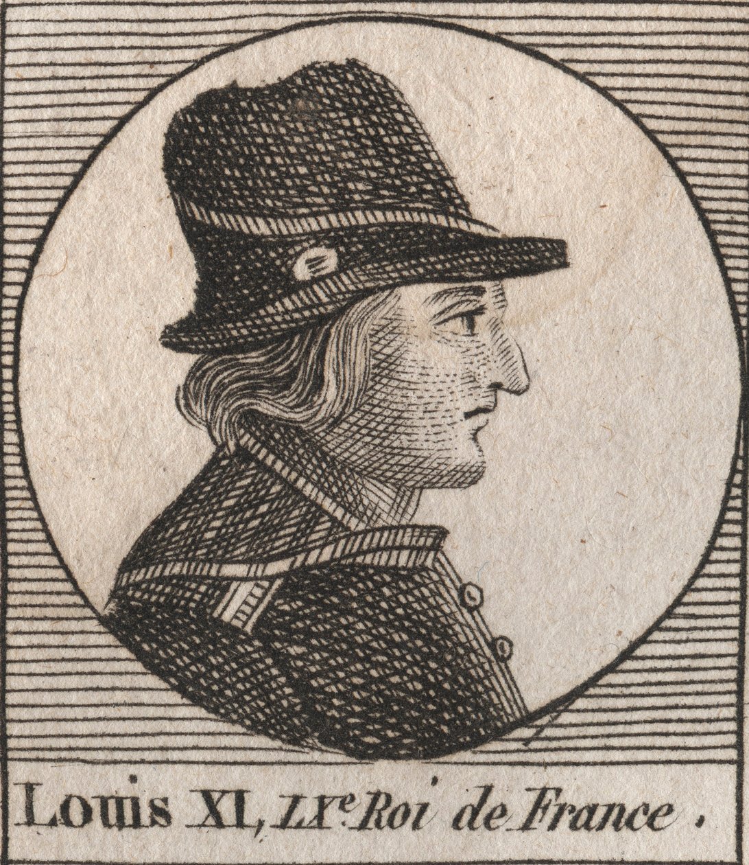 Louis XI (1423-1483), Fransa Kralı Portresi - Fransa Kralı Louis XI (1423-1483), Fransa Kralı - Charles Constant Le Tellier 1821
