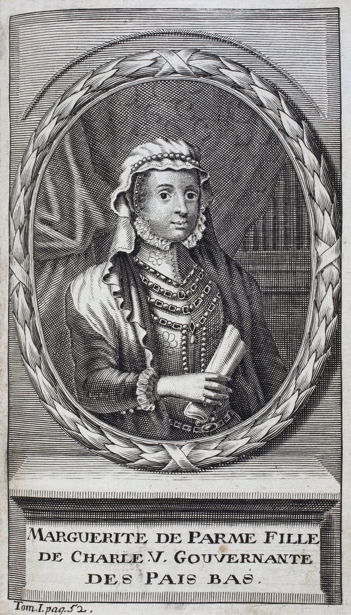 Parma Margarita (veya Avusturya Margarita) (1522-1586), Parma ve Piacenza Düşesi, Charles V