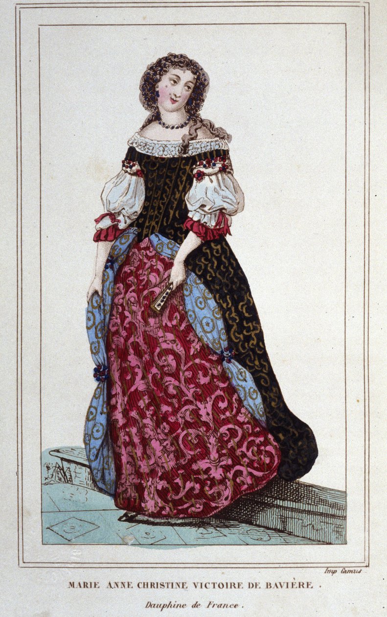 Mary - Anne - Bavyera Christine portresi. Münih by Unknown artist