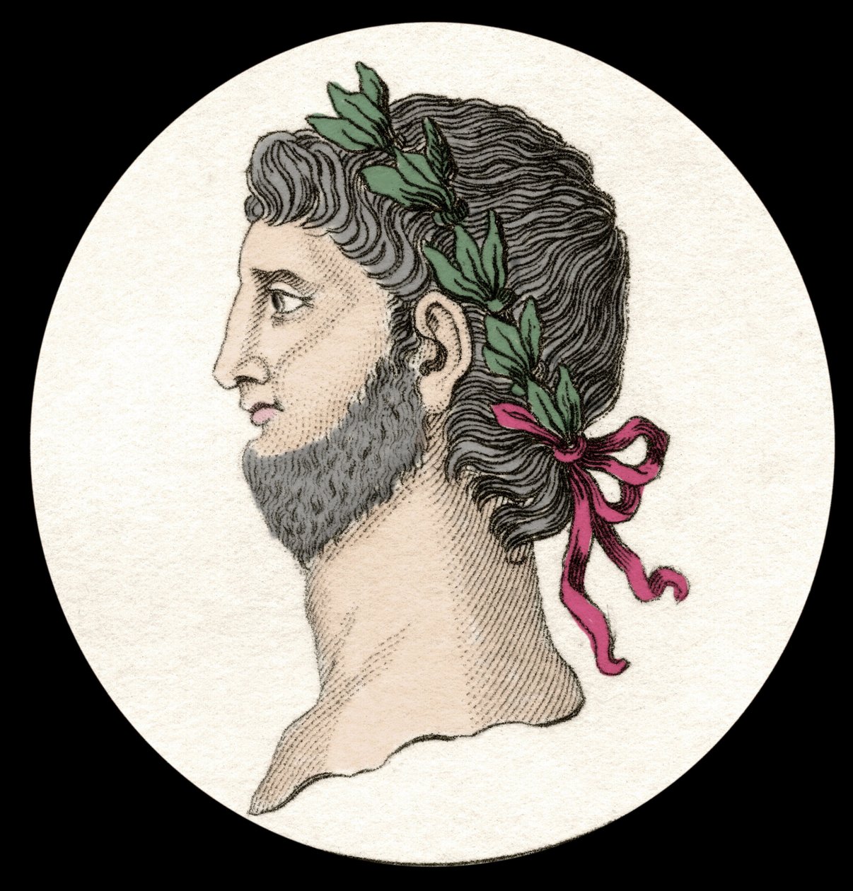 Roma imparatoru Nero Claudius Caesar Augustus Germanicus