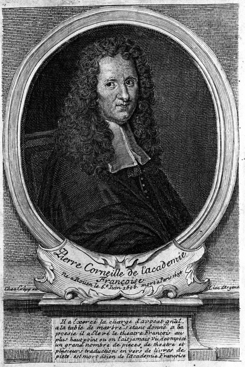 Pierre Corneille'in Portresi (1606 - 1684). by Unknown artist