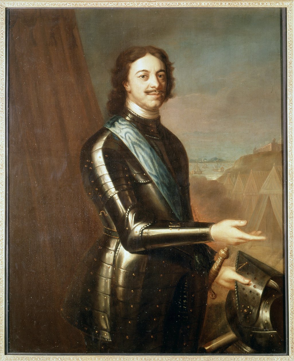 Zırhlı Pierre Le Grand Portresi by Unknown artist