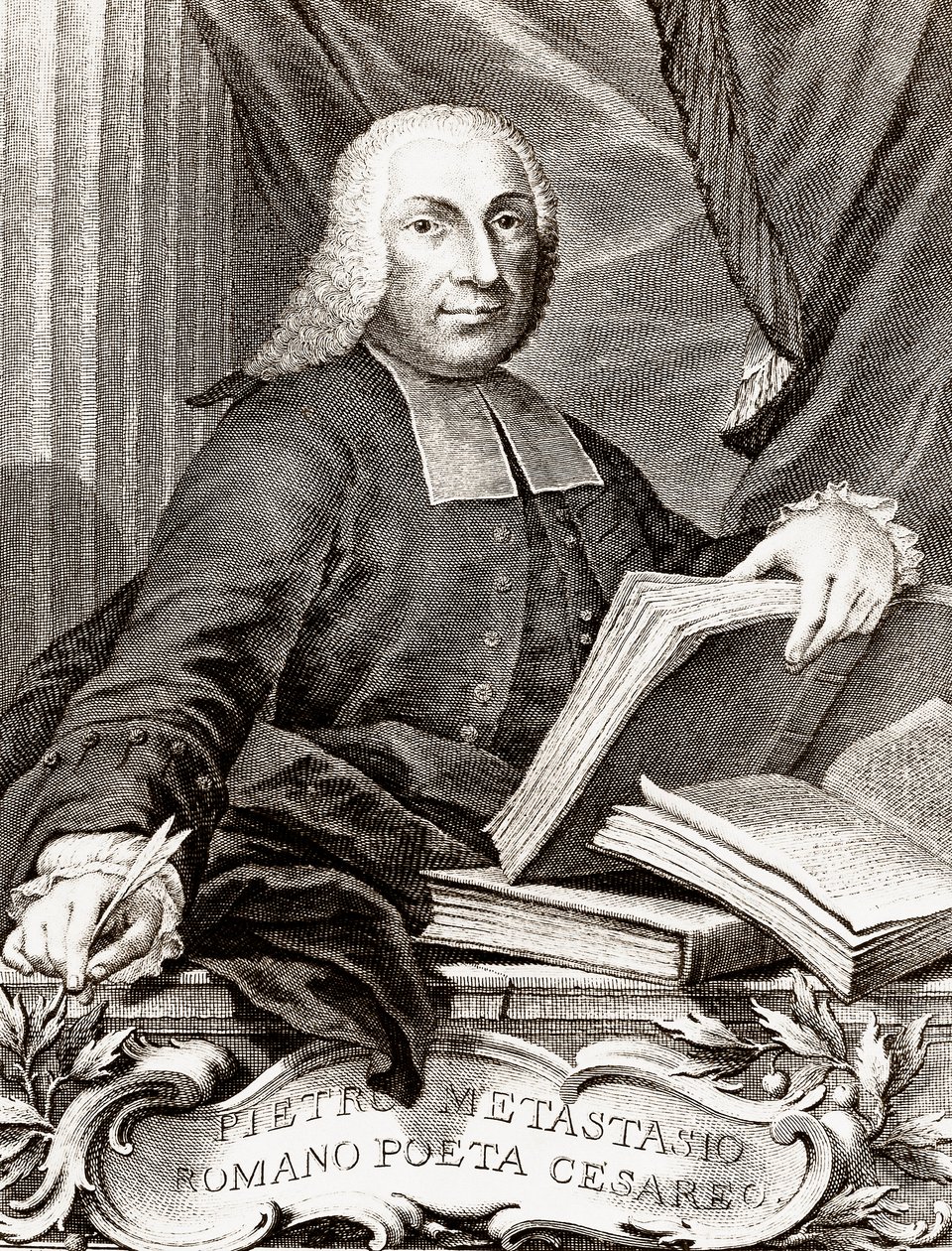 Pietro Metastasio (Metastase) (1698-1782) olarak adlandırılan Pietro Trapassi