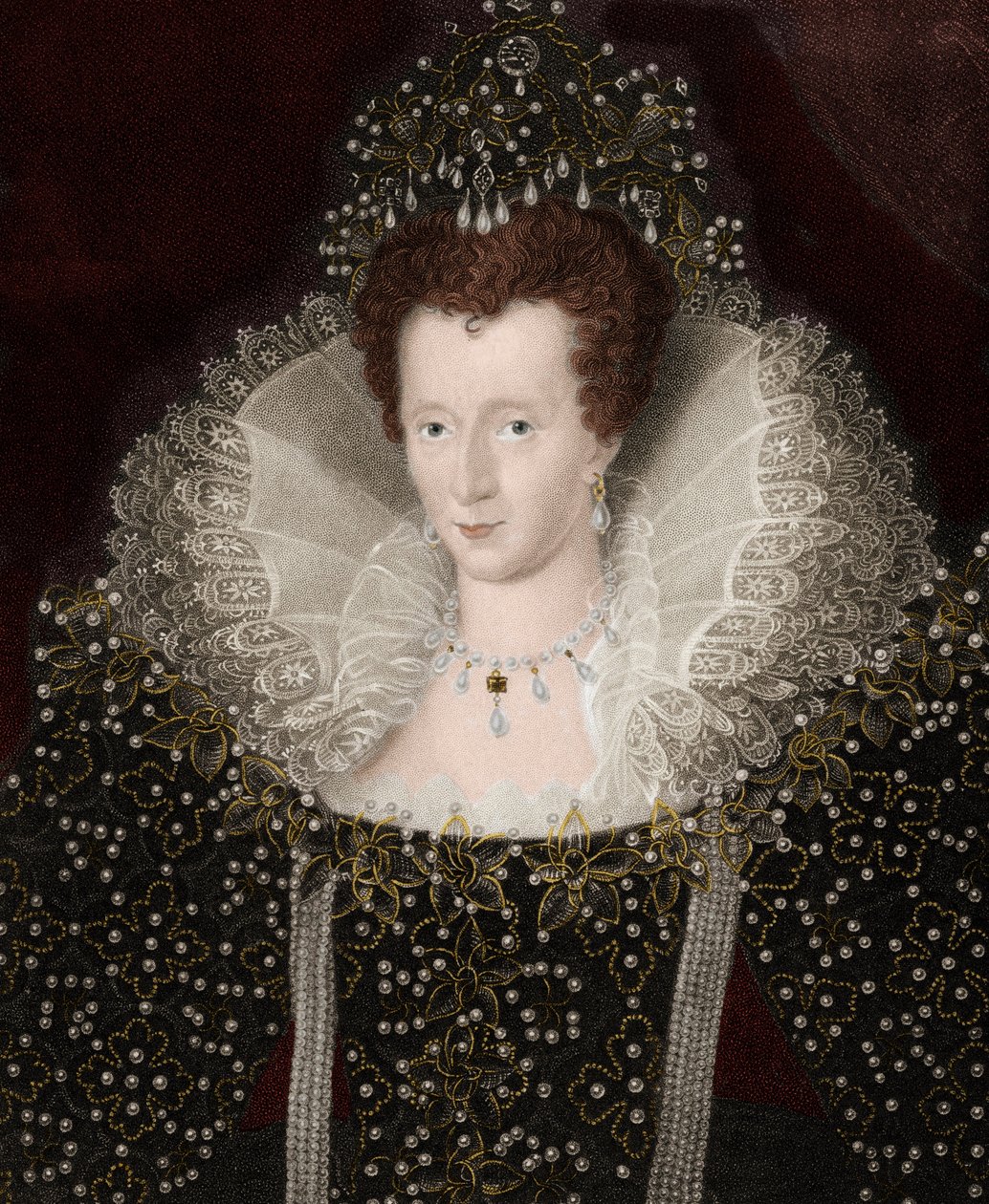 İngiltere Kraliçesi Elizabeth Iere (Elizabeth) (1533-1603) I. Elizabeth