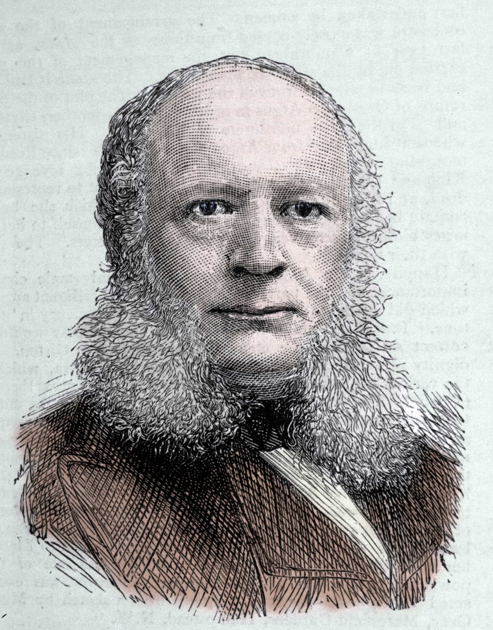 Werner von Siemens (1816-1892), Alman mühendis ve sanayici portresi. by Unknown artist