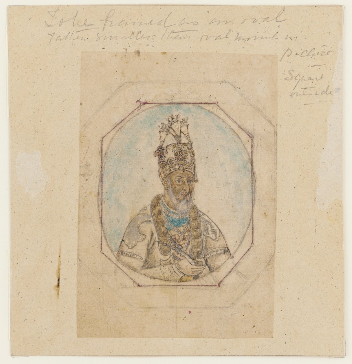 Babür hükümdarının portresi by Unknown artist