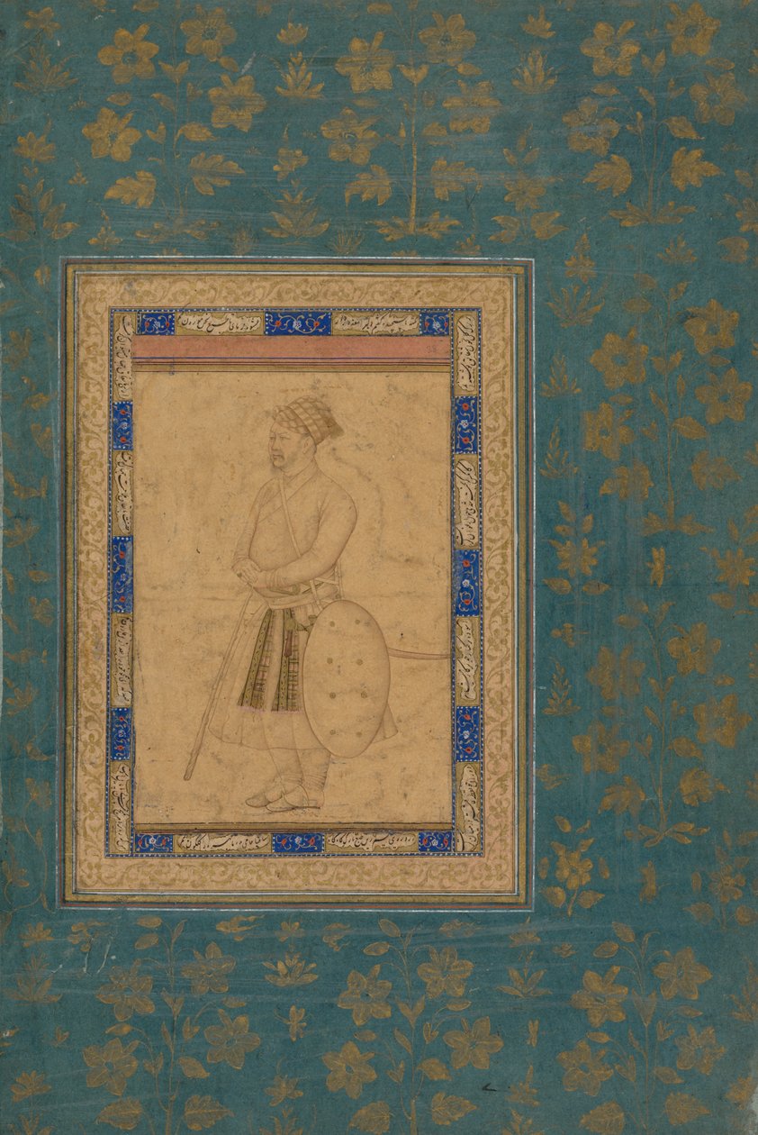 Şah Cihan'ın Sarayından Tanımlanamayan Bir Soylunun Portresi by Unknown artist