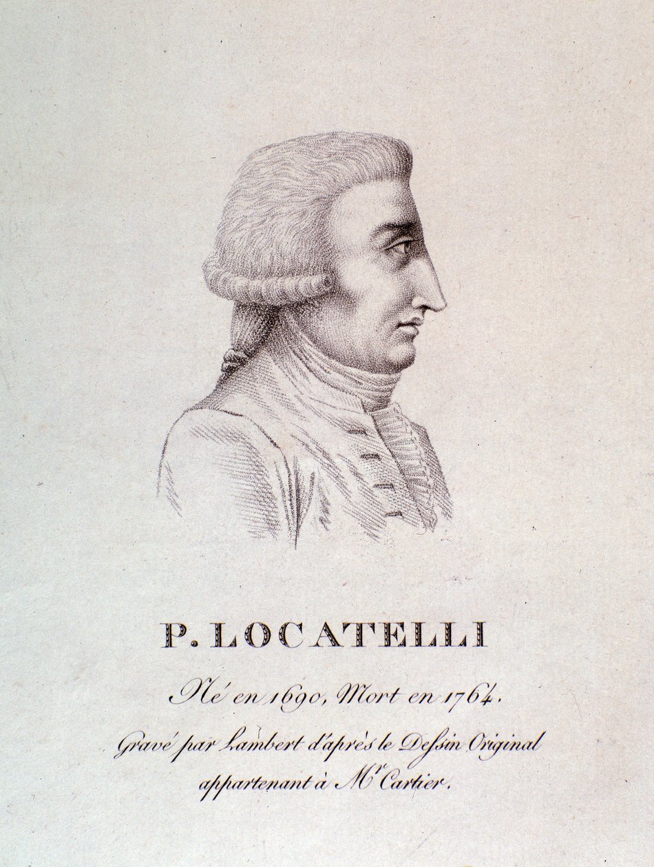 İtalyan kemancı ve besteci Pietro Locatelli