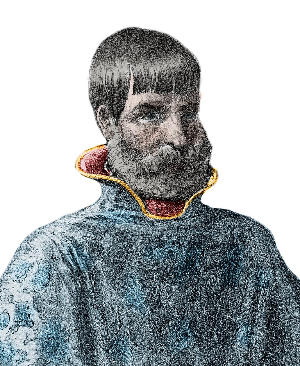 İspanyol fatihi Juan Ponce de Leon (1460-1521), Florida Kaşifi portresi - Juan Ponce de Leon portresi - İspanyol kaşif by Unknown artist