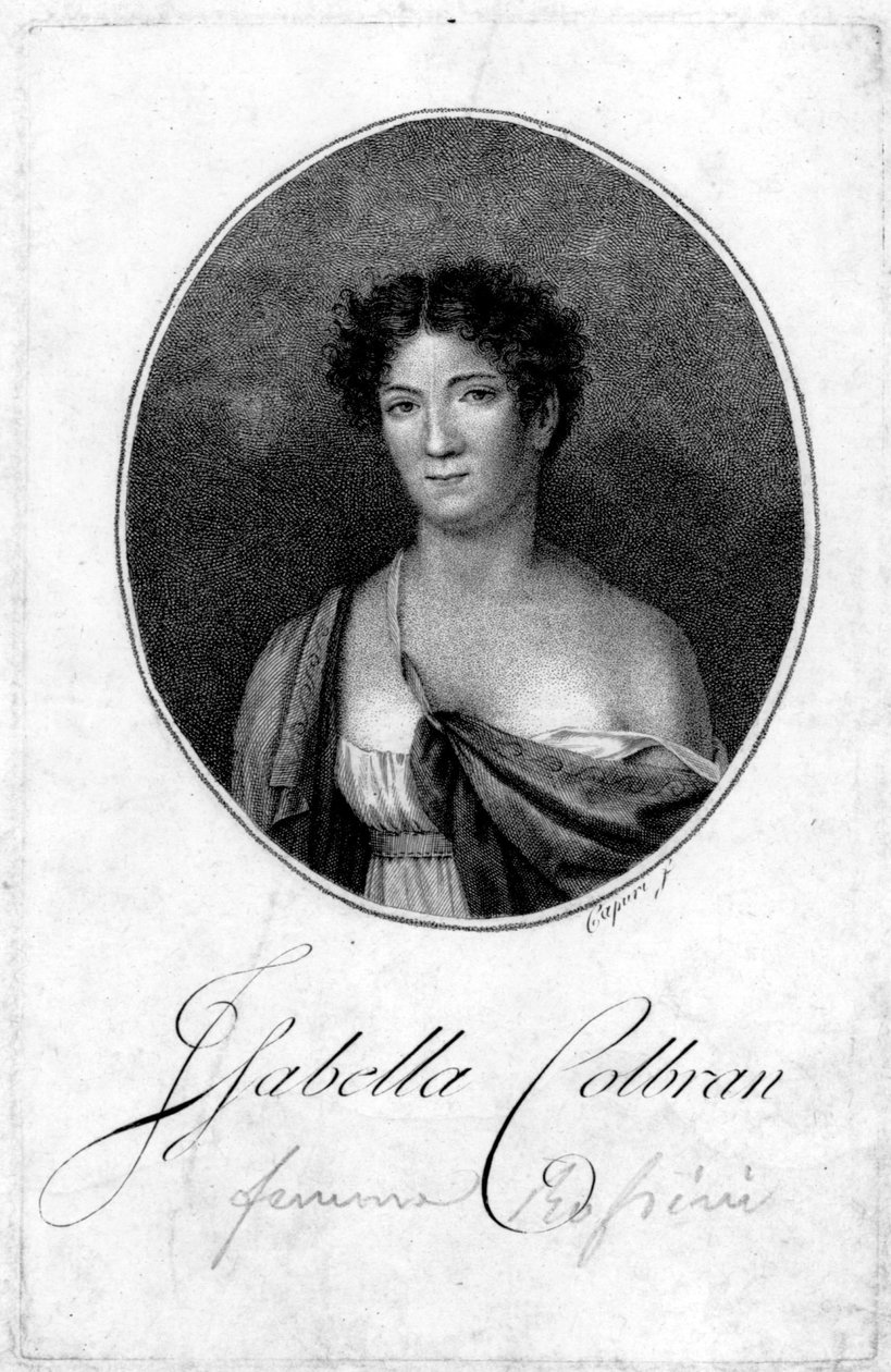 İspanyol şarkıcı Isabelle Colbran