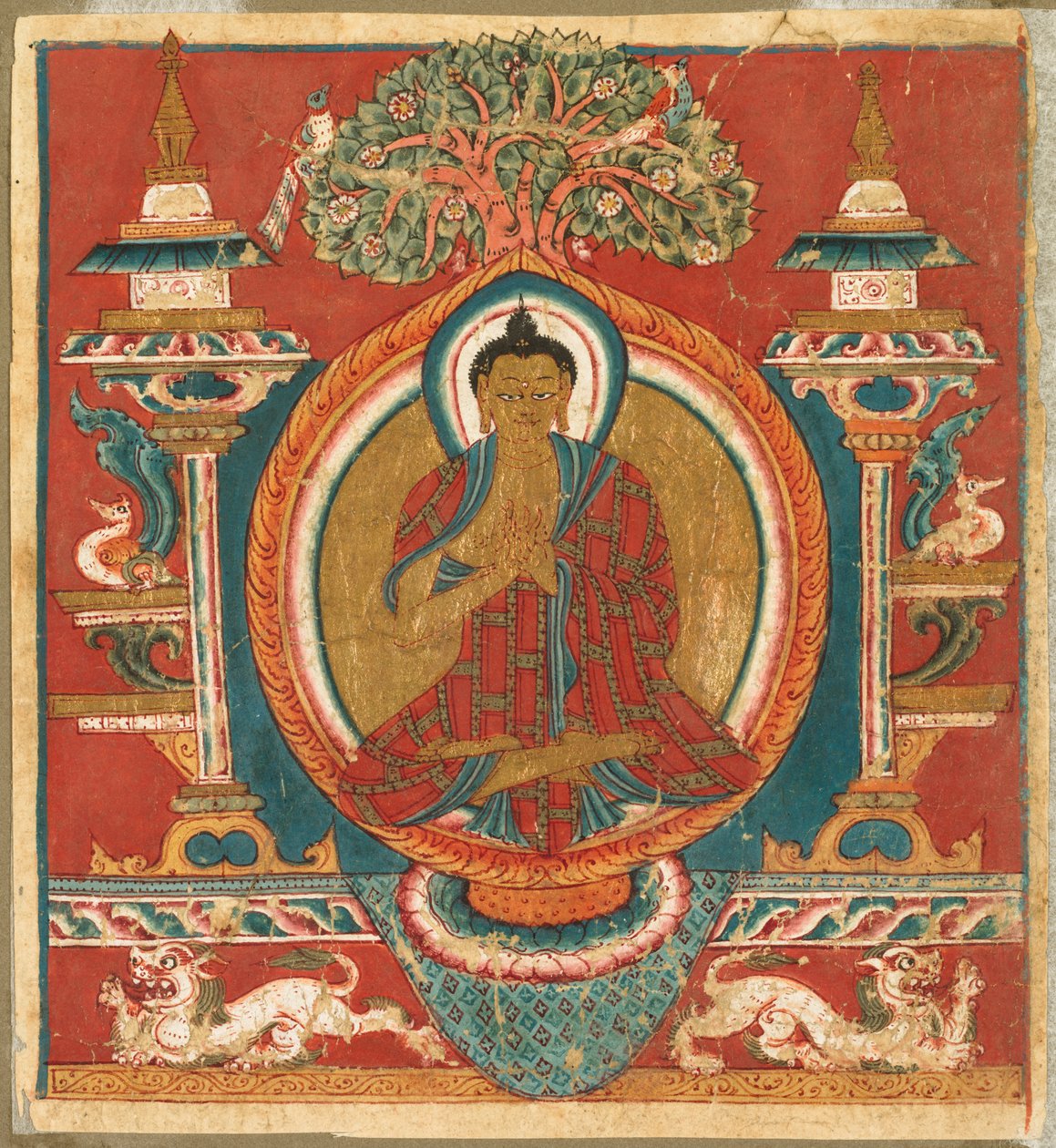 Sakyamuni'yi Vaaz Etmek by Unknown artist
