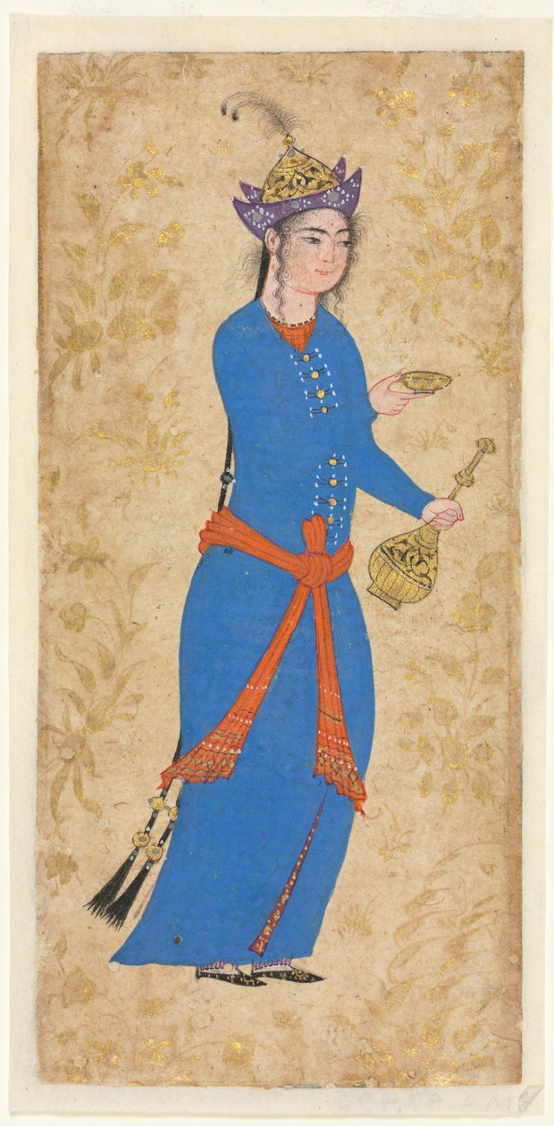Şarap Şişesi ve Fincanlı Prenses (rekto) by Unknown artist
