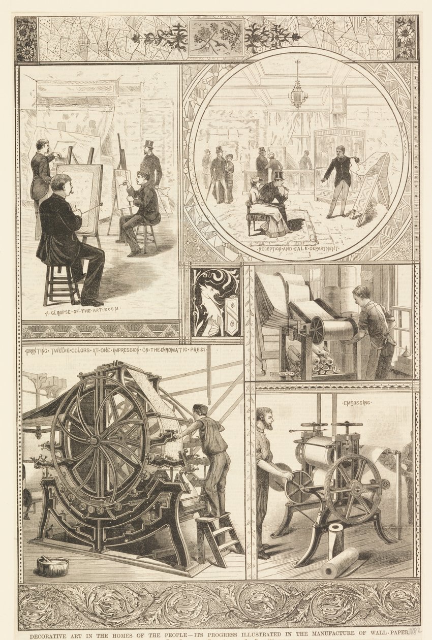 Duvar Kağıdı Üretim Süreçleri by Unknown artist