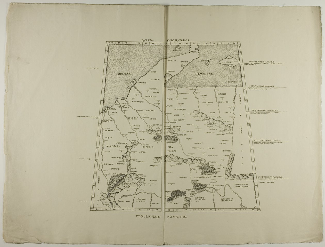 Dördüncü Avrupa Tabulası: Ptolemaeus Romae 1490 by Unknown artist