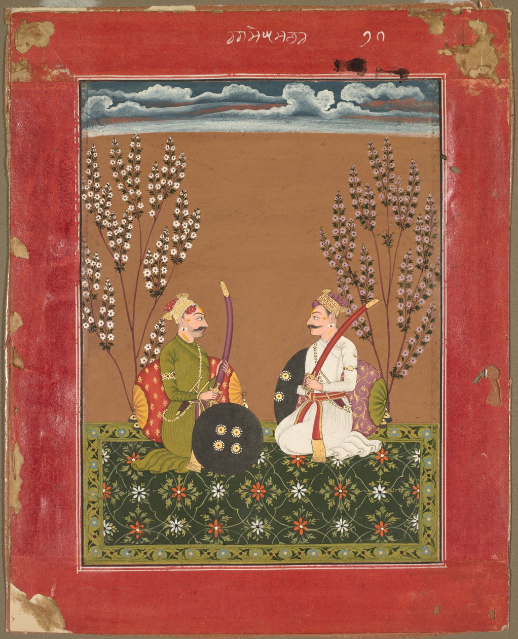Raga Suramananda, bir Ragamala serisinden sayfa by Unknown artist