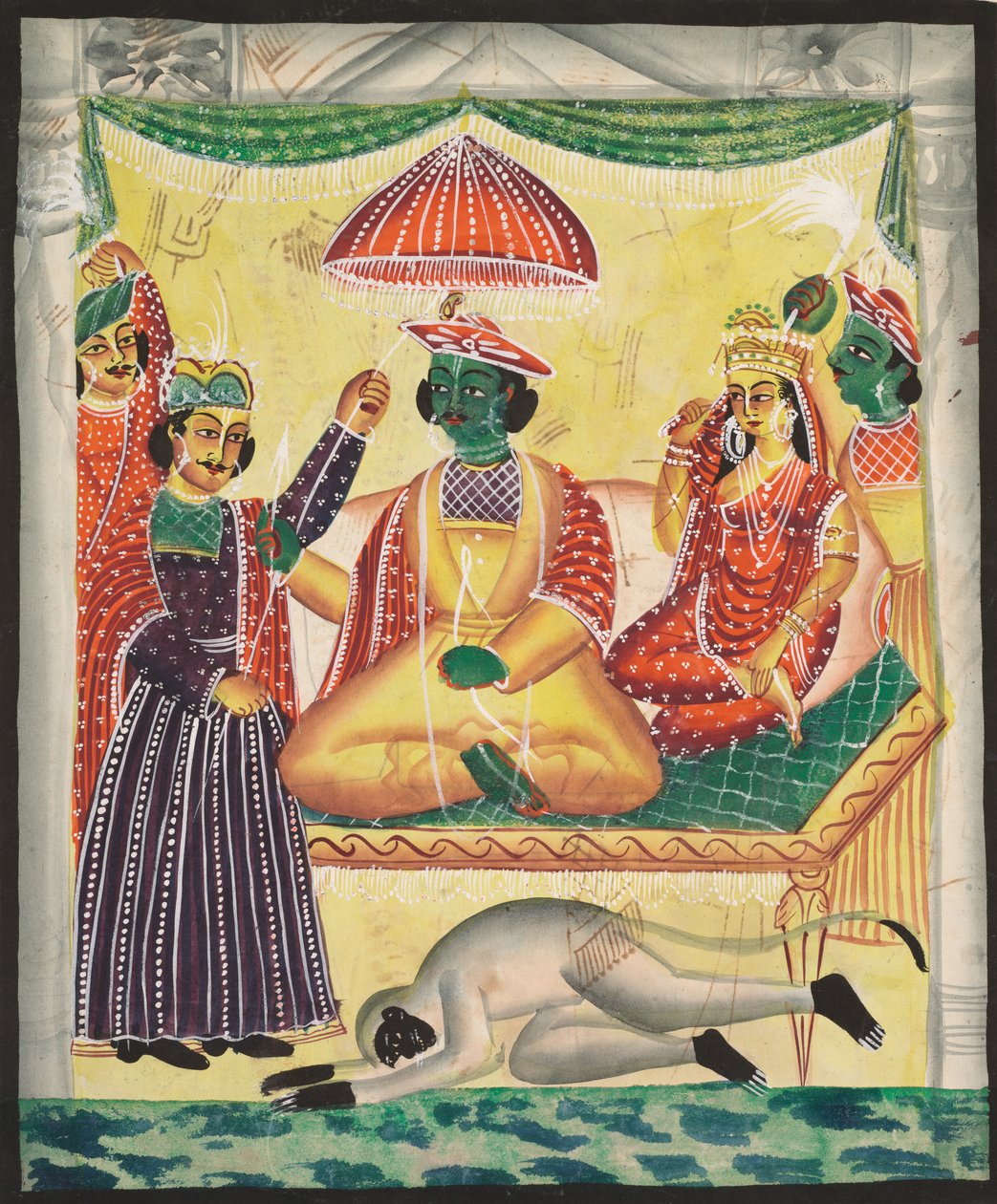 Rama ve Sita (rekto) by Unknown artist