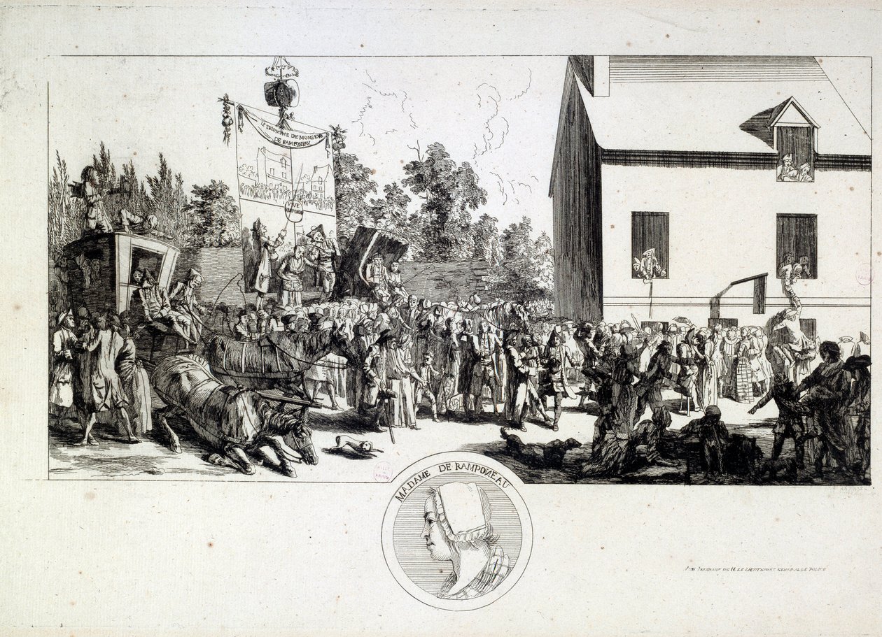 Ramponaux tavernası Bu popüler kabare Jean Ramponaux (Ramponneau veya Ramponeau) tarafından kurulmuştur. by Unknown artist
