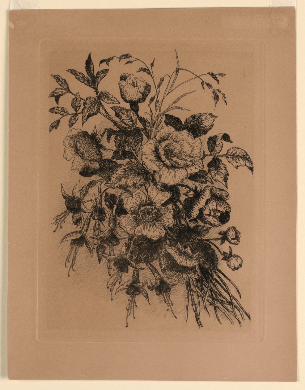 Güller ve Fuşyalar by Unknown artist