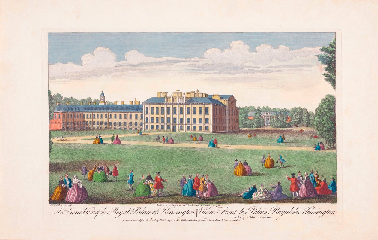 18. yüzyılda Kensington Kraliyet Sarayı by Unknown artist
