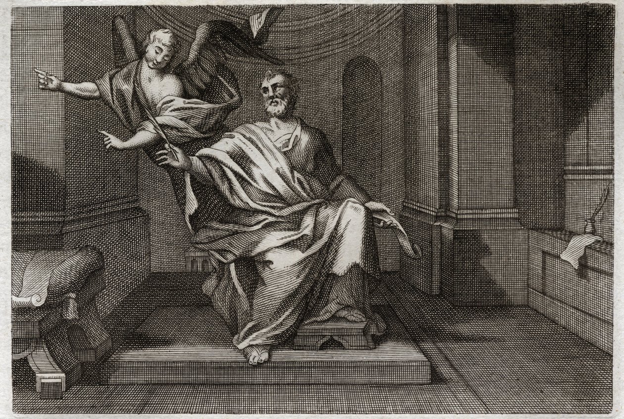 Royaumont İncil, Yeni Ahit: Melek ile Evangelist Aziz Matta. 1811
