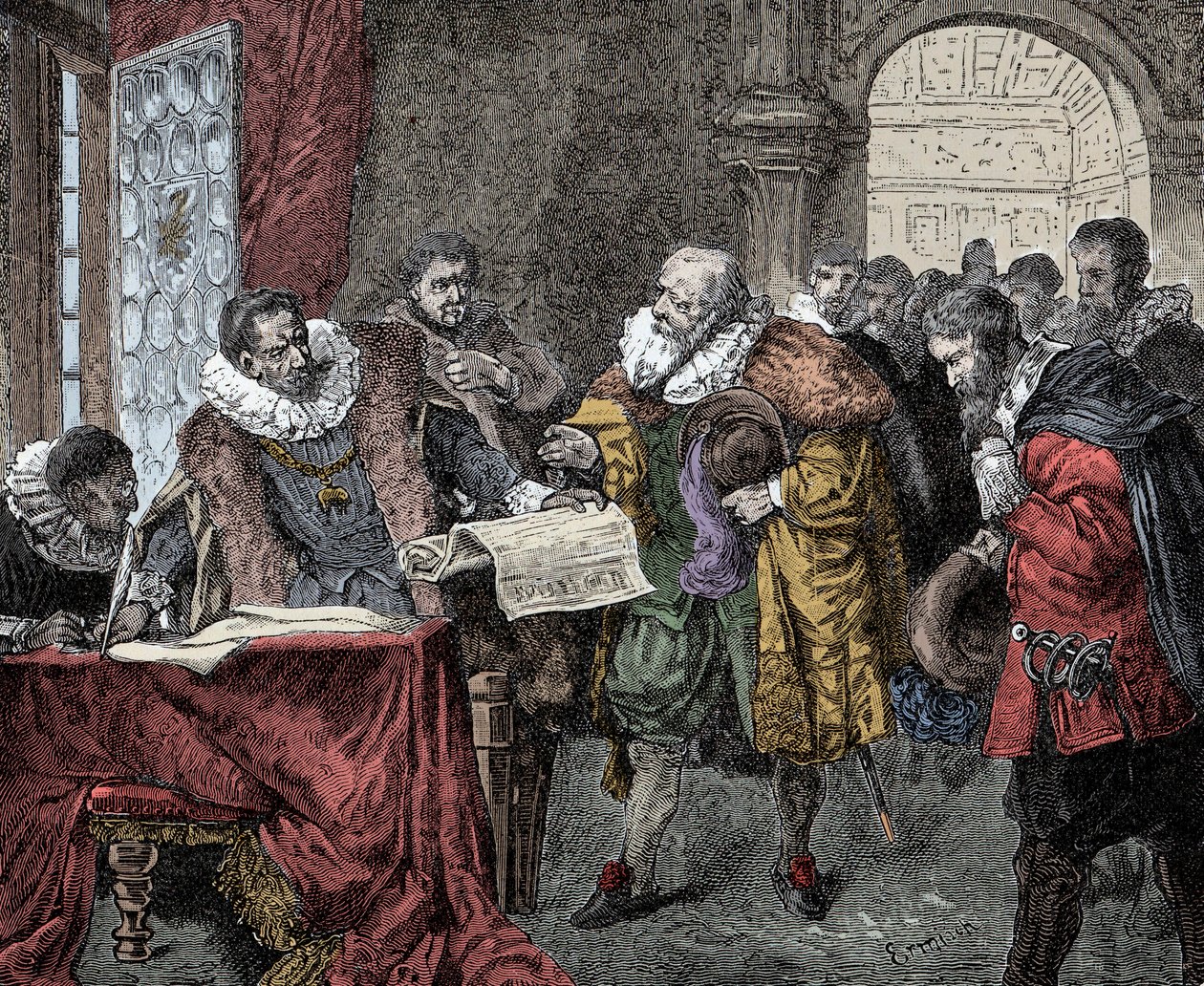 Rudolf II Majesteleri Mektubu verir - Avusturya İmparatoru Rodolph II (1552-1612) 1609