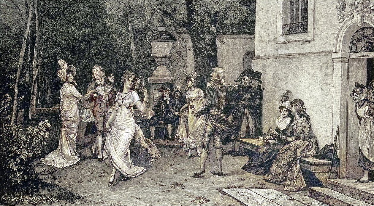 Kırsal Festival, Dansa Oynayan Müzisyenler by Unknown artist
