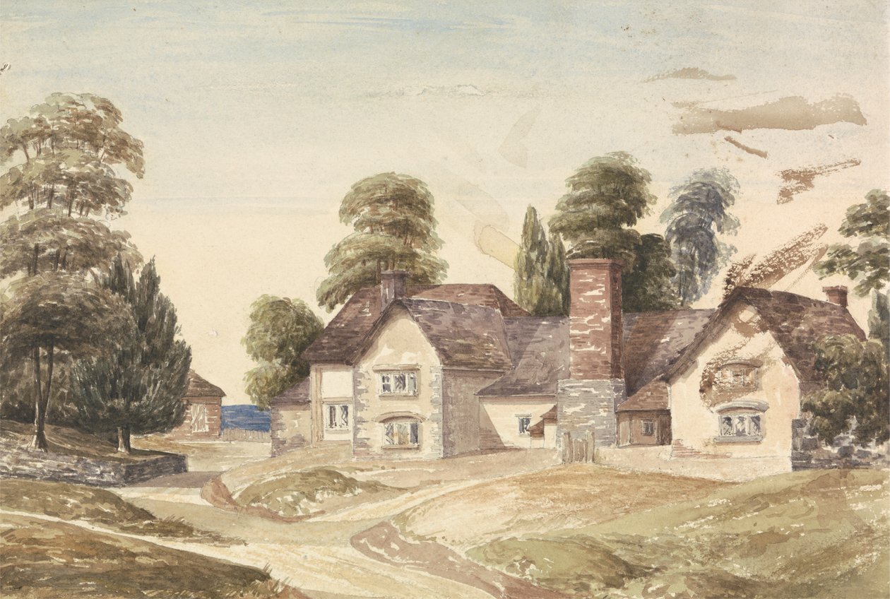 Kır Evi ile Kırsal Manzara by Unknown artist