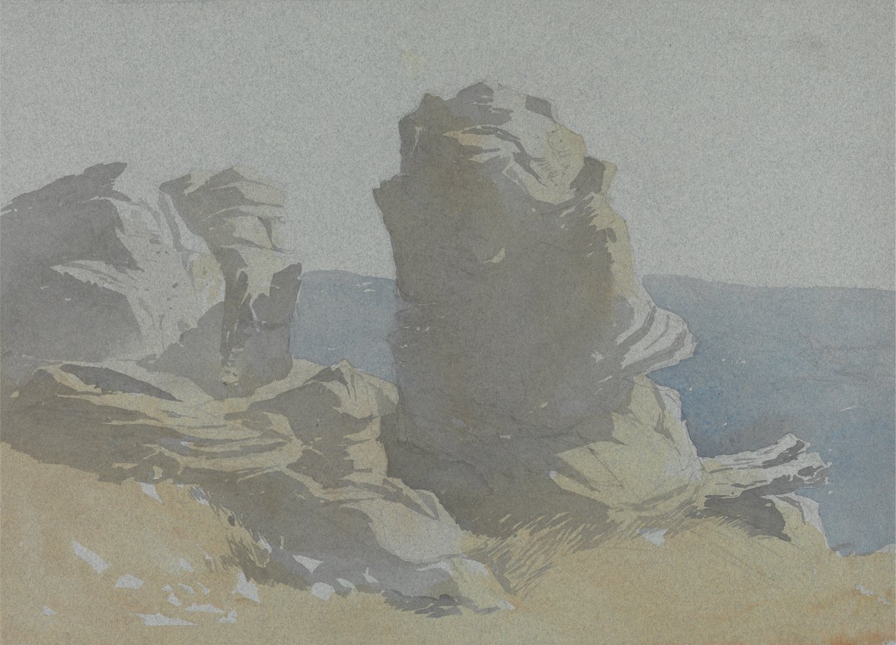 Tunbridge Wells, Kent yakınlarındaki Rusthill Common by Unknown artist