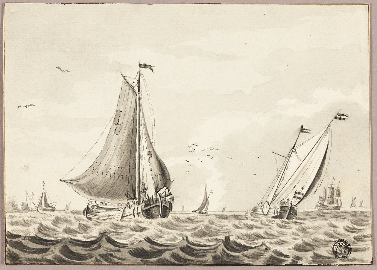 Denizde Yelkenliler by Unknown artist