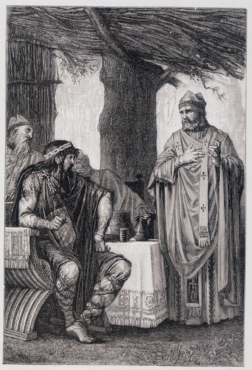 Saint Gregoire of Tours (538-594) Chilperic I (539-584) Neustria Kralı