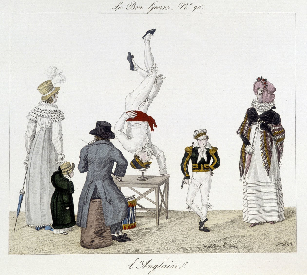 Saltimbanks: dengeleyiciler - “” İyi tür”” de, deb. 19. yüzyıl by Unknown artist