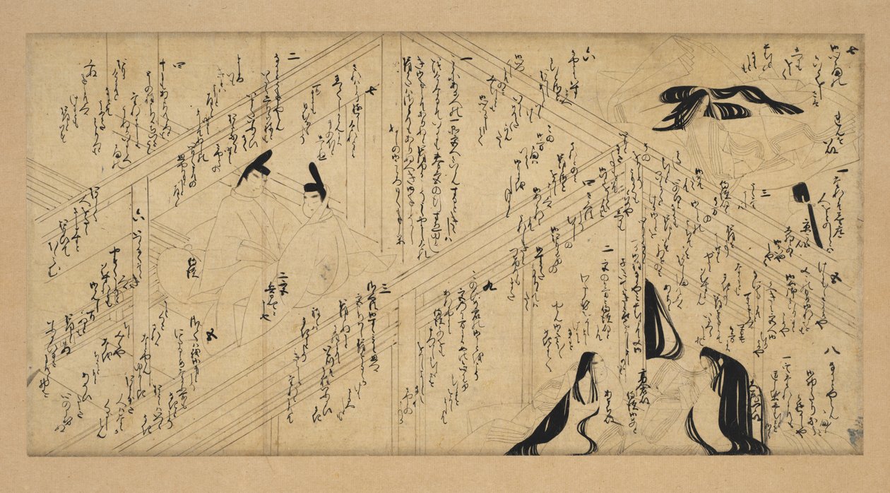 Wisteria Cüppesinin Öyküsü'nden bir sahne by Unknown artist