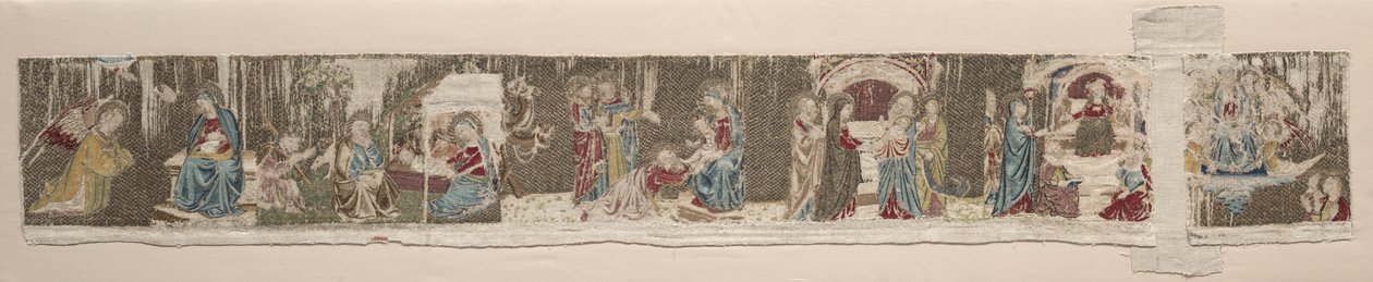 Bir Altar Frontal'den Bakire'nin Yaşamından Sahneler by Unknown artist