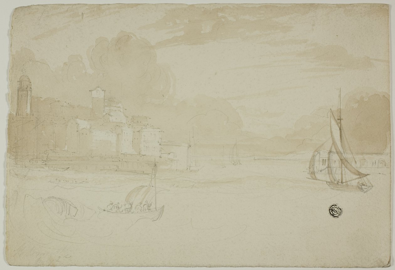 Balıkçı Tekneli Liman by Unknown artist