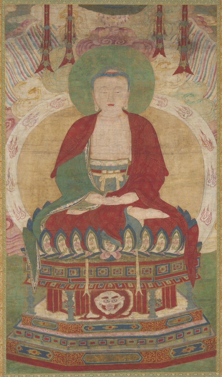 Oturan Amitābha by Unknown artist