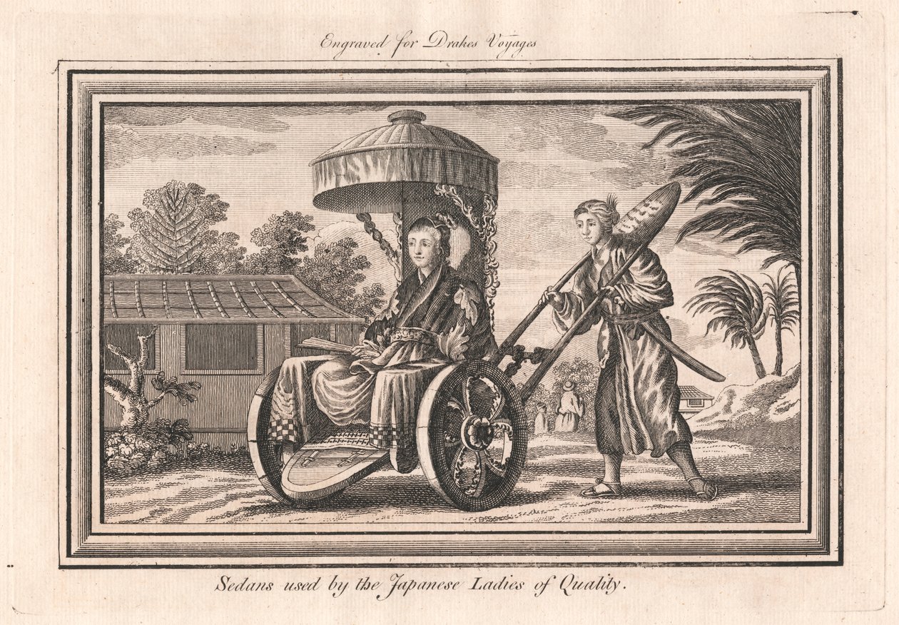 Japon Kaliteli Kadınların kullandığı sedanlar by Unknown artist