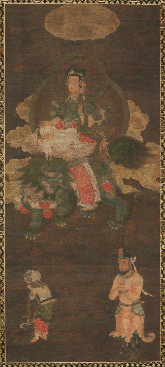 Shakyamuni Üçlüsü: Manjushri ve Samantabhadra