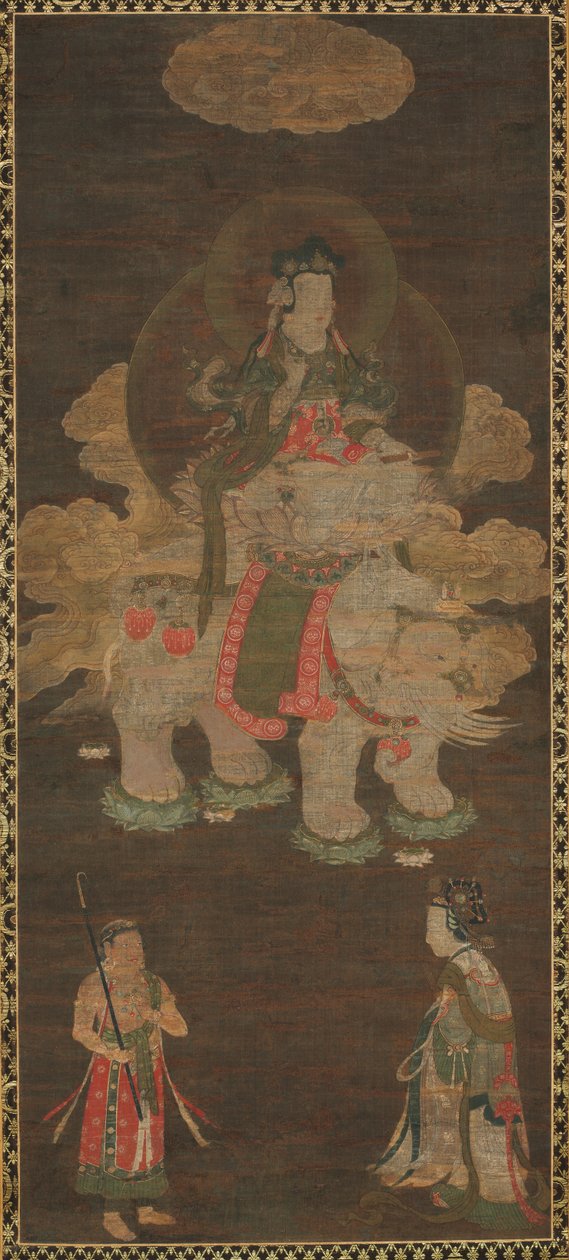 Shakyamuni Üçlüsü: Manjushri ve Samantabhadra