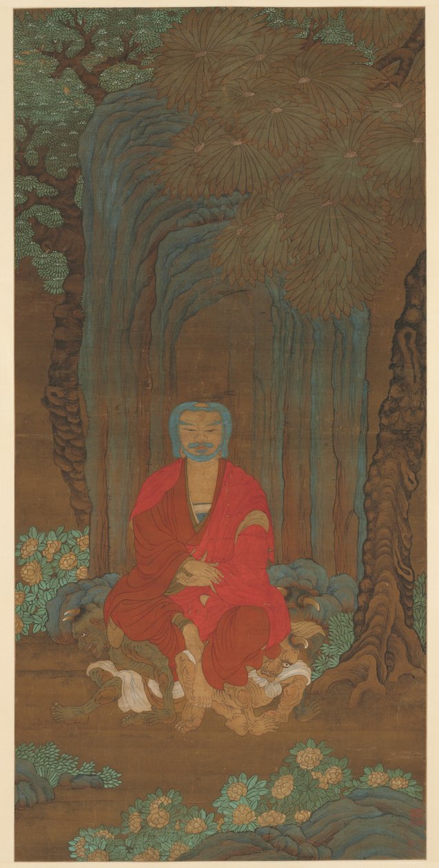 Bodhi Ağacının Altında Sakyamuni by Unknown artist