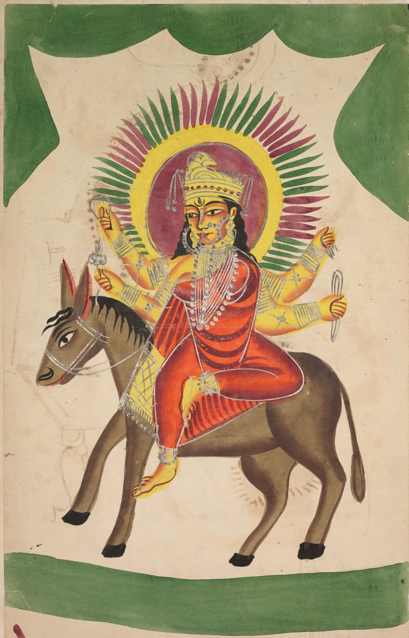 Sheetaladevi: Çiçek Tanrıçası (recto) by Unknown artist